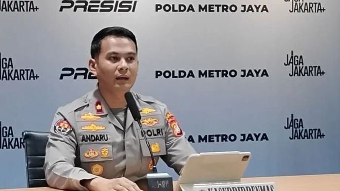 Kepala Sub Bidang Penerangan Masyarakat (Kasubbid Penmas) Polda Metro Jaya, Kompol Andaru Rahutomo. 