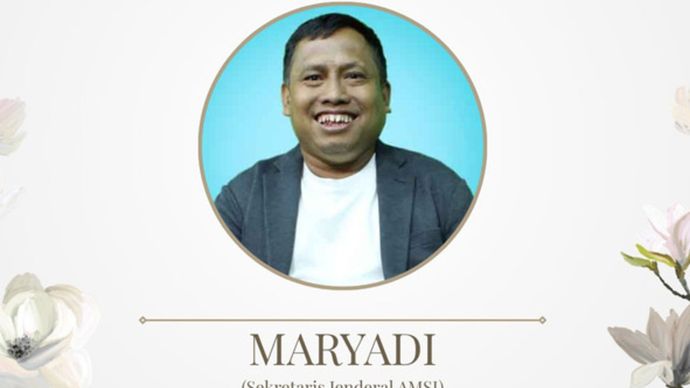 Asosiasi Media Siber Indonesia (AMSI) berduka atas wafatnya Sekretaris Jenderal AMSI, Maryadi.
