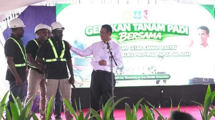 Pemerintah Percepat Pengembangan Papua Selatan Jadi Lumbung Pangan Nasional.