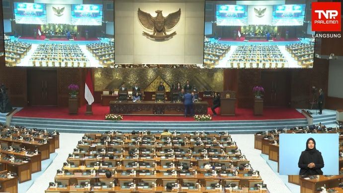 Rapat paripurna DPR RI, Selasa, 7 Juli 2026. 