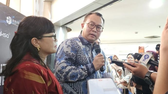 Kepala Badan Riset dan Inovasi Nasional (BRIN) Arif Satria dalam wawancara cegat di Jakarta, Rabu, 8 Juli 2026.