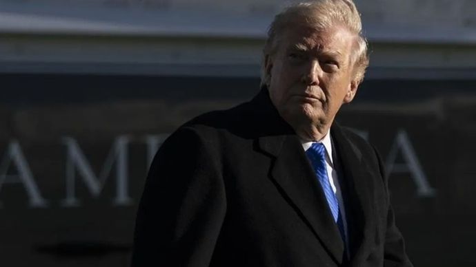 Arsip foto - Presiden Amerika Serikat Donald Trump.