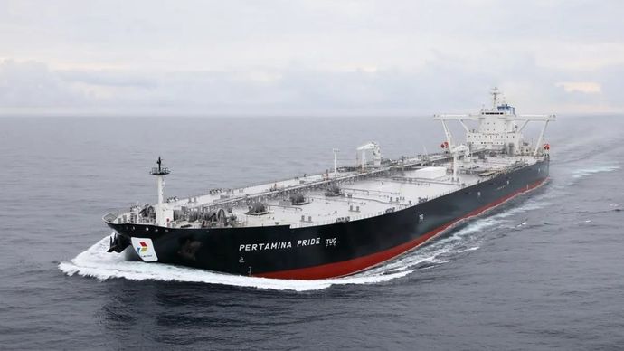 Kapal tanker very large crude carrier (VLCC) Pertamina Pride
