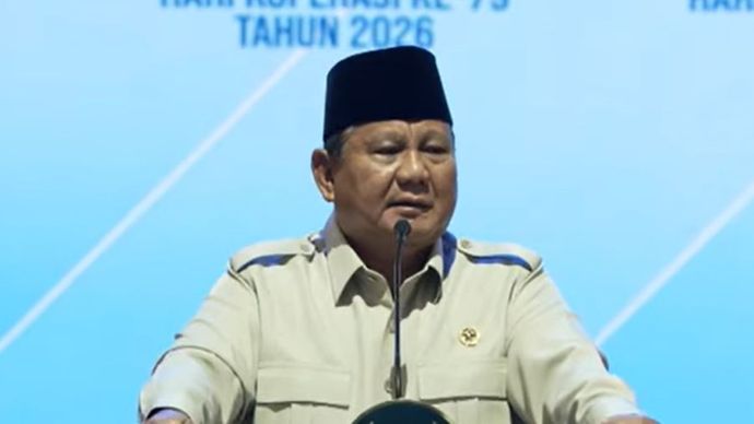 Presiden Prabowo Subianto di Hari Koperasi Nasional di Indonesia Arena GBK Jakarta, Minggu, 12 Juli 2026