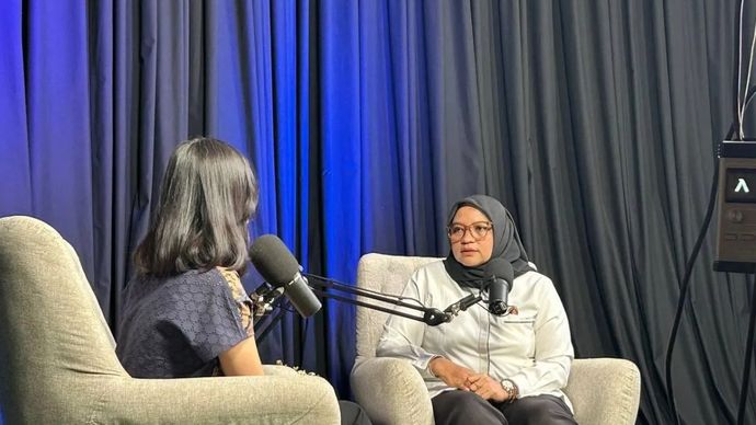 Kasubag Binops Direktorat PPA-PPO Bareskrim Polri Kombes Pol. Ema Rahmawati dalam podcast dengan ANTARA di Jakarta, Senin, 13 Juli 2026. 