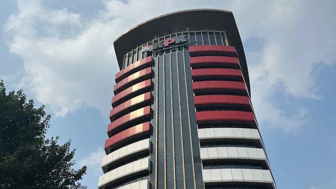 Gedung Merah Putih Komisi Pemberantasan Korupsi di Jakarta, Jumat, 3 Juli 2026