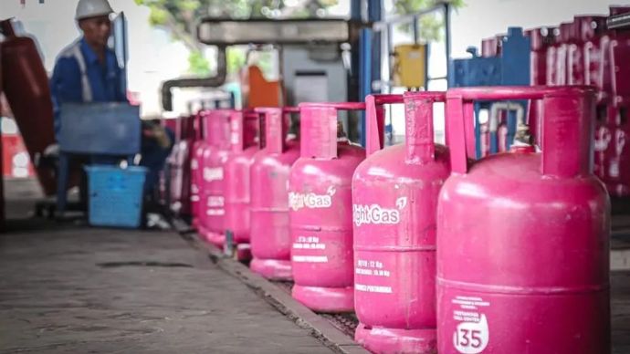 Ilustrasi - LPG nonsubsidi Bright Gas