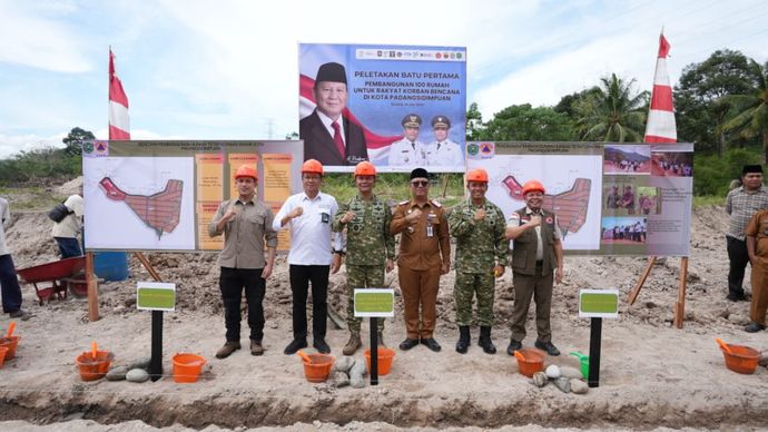 Wakil Ketua 1 Satgas PRR Letjen TNI Richard Tampubolon Tinjau Padang Sidimpuan dan Tapanuli Selatan Sumatera Utara