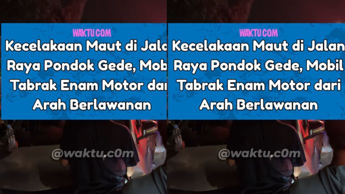 Mobil hantam 6 motor