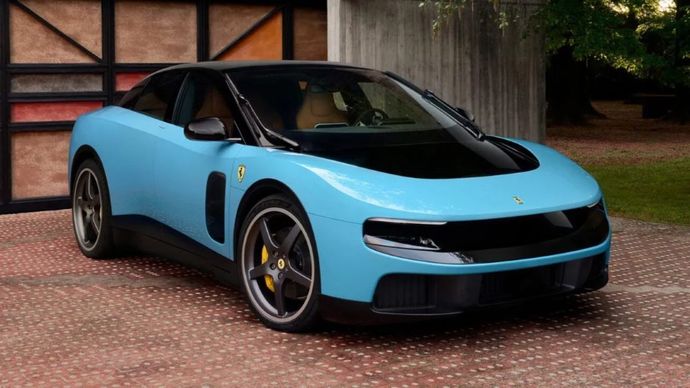 Mobil Listrik Ferrari Luce. (Foto: Istimewa via Caarscoops)