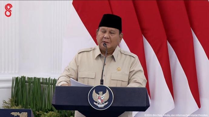 Prabowo Subiatano dalam Groundbreaking PSN Blok Masela