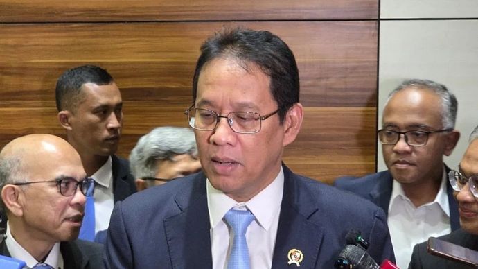 Arsip - Menteri Keuangan Purbaya Yudhi Sadewa saat ditemui di Kompleks Parlemen, Jakarta, Selasa, 14 Juli 2026.