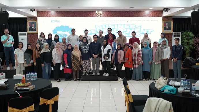Kanwil DJP Jakarta Pusat menggelar kegiatan Business Development Services (BDS) untuk meningkatkan kemampuan pelaku UMKM dalam fotografi produk dan pemasaran digital, Kamis , 16 Juli 2026