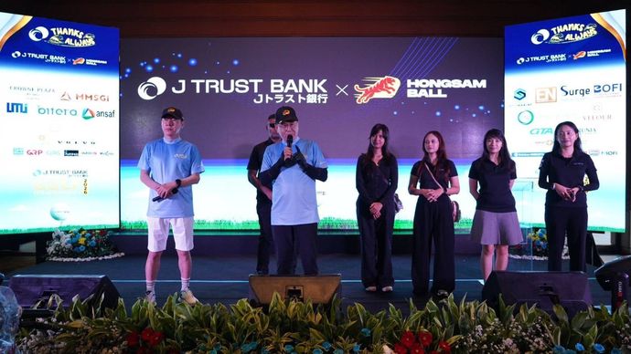 PT Bank JTrust Indonesia Tbk (J Trust Bank) menggelar J Trust Golf Tournament 2026 di Damai Indah Golf BSD, Tangerang Selatan, Banten, Jumat 17 Juli 2026.  