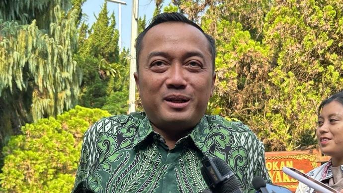 Arsip foto - Menteri Sekretaris Negara (Mensesneg) Prasetyo Hadi memberikan keterangan media di Hambalang, Bogor, Jawa Barat, Jumat, 19 Juni 2026