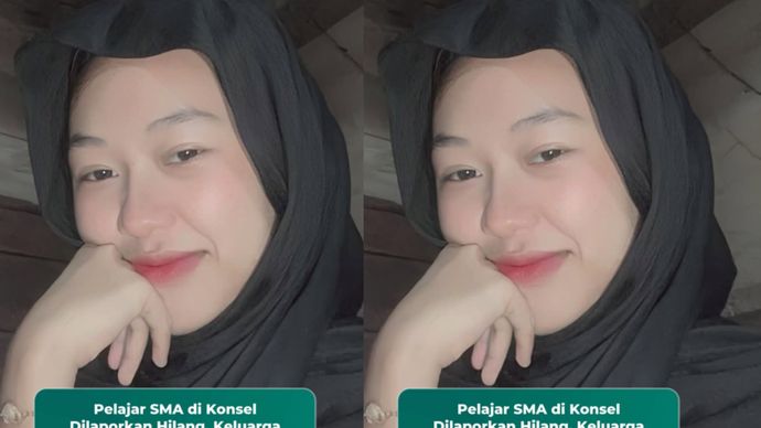 Wanita Cantik Asal Konsel Dilaporkan Hilang
