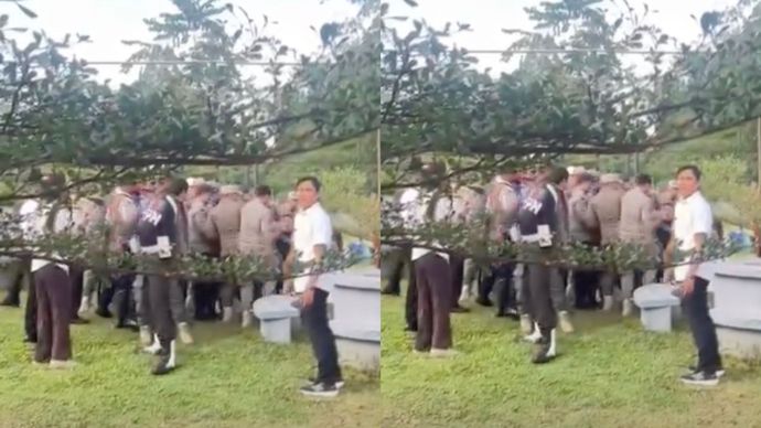 Suasana di lingkungan Universitas Fort De Kock, Bukittinggi, saat insiden yang diduga melibatkan penganiayaan terhadap seorang dosen dan petugas keamanan, Rabu, 22 Juli 2026. Hingga kini belum ada keterangan resmi dari pihak terkait