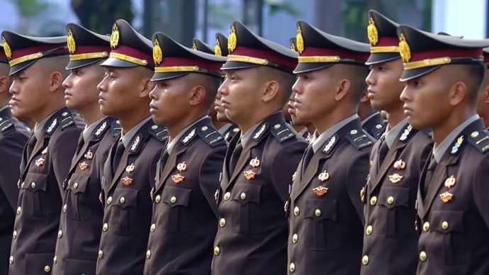 Perwira muda Polri
