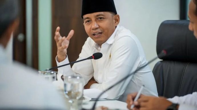 Menteri Kehutanan (Menhut) Raja Juli Antoni dalam rapat bersama jajaran Direktorat Jenderal Konservasi Sumber Daya Alam dan Ekosistem (KSDAE), Selasa, 21 Juli 2026.