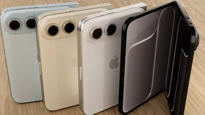 Apple diduga semakin dekat meluncurkan iPhone lipat. (Foto: Istimewa via Gizmochina)