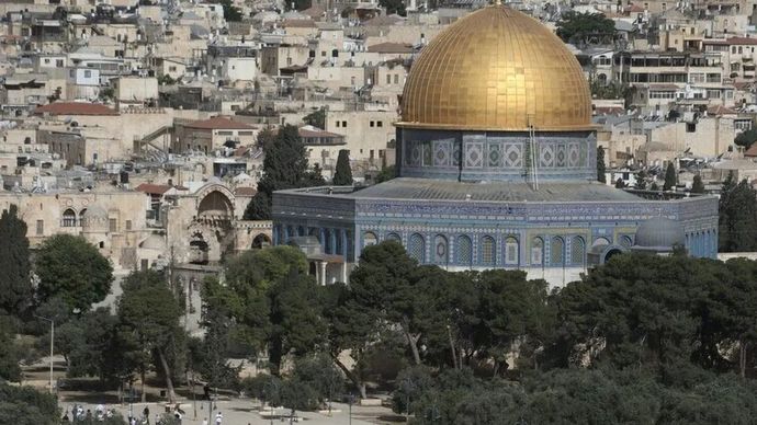 Arsip foto - Kompleks Masjid Al-Aqsa di Kota Tua Yerusalem