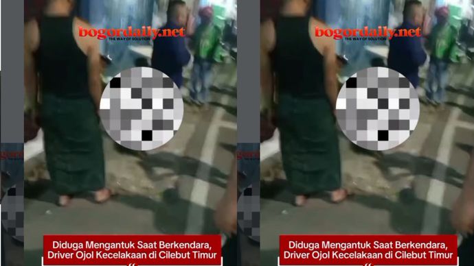 Ojol tewas di Jalan