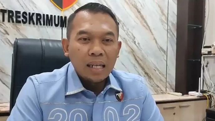 Direktur Reserse Kriminal Umum Polda NTT Kombes Pol. Sigit Haryono saat diwawancarai di ruangannya di Mapolda NTT, Rabu, 23 Juli 2026.