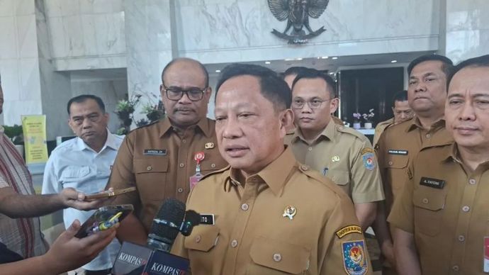 Menteri Dalam Negeri Tito Karnavian di Jakarta, Senin, 27 Juli 2026.