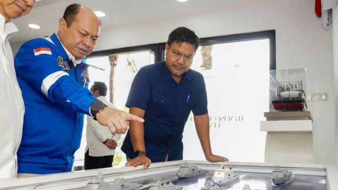 PT Danantara Asset Management (DAM) mengunjungi PT PAL Indonesia di Surabaya, Jawa Timur