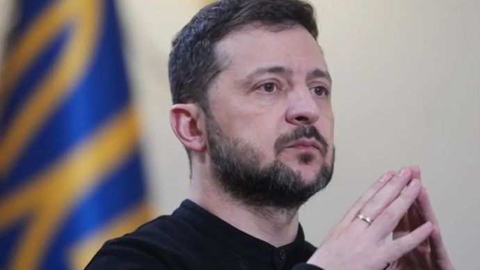 Arsip foto - Presiden Ukraina Volodymyr Zelenskyy. 