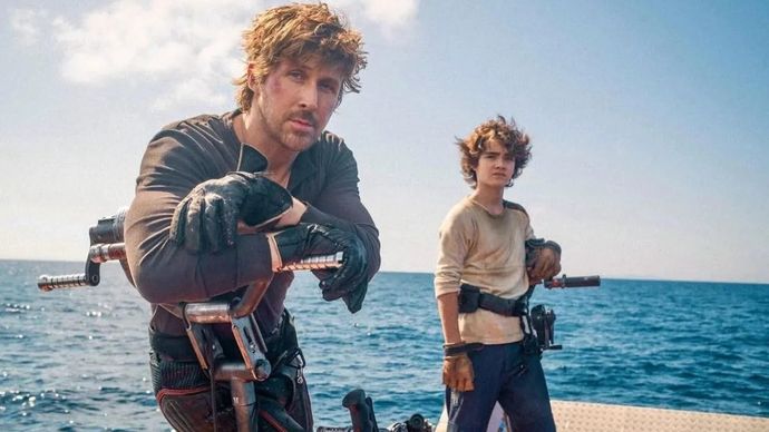 Foto penampilan aktor Ryan Gosling dalam film 