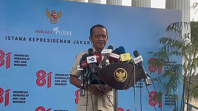 Menteri Energi Sumber Daya Mineral Bahlil Lahadalia