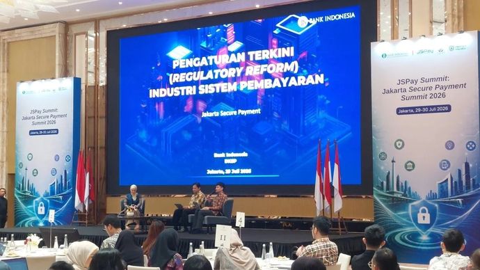 Penyelenggaraan kegiatan Jakarta Secure Payment Summit (JSPay) 2026 oleh Kantor Perwakilan Bank Indonesia Provinsi DKI Jakarta, di Jakarta, Rabu, 29 Juli 2026.