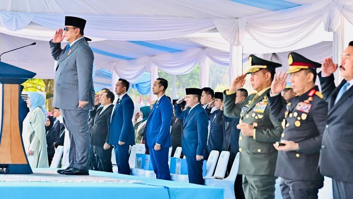Momen Panglima TNI Hadiri Pelantikan Pamong Praja Muda IPDN Angkatan XXXIII Tahun 2026