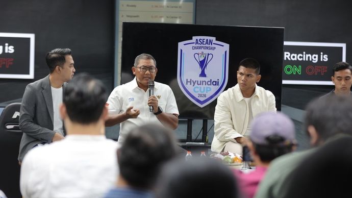 PT Hyundai Motors Indonesia (HMID) menunjukkan komitmennya dalam mendukung perkembangan sepak bola nasional melalui kolaborasi strategis bersama PSSI Pers dalam rangkaian ASEAN Hyundai Cup&trade; 2026. (Foto: Dok/Istimewa/HMID)