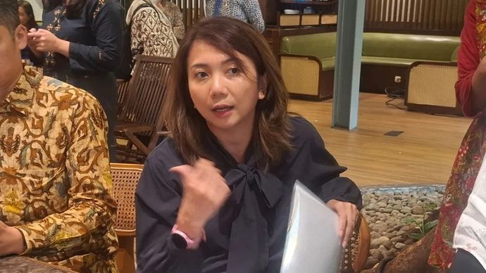 Juru bicara Kementerian Luar Negeri RI Yvonne Mewengkang dalam media gathering di Jakarta, Kamis, 30 Juli 2026.