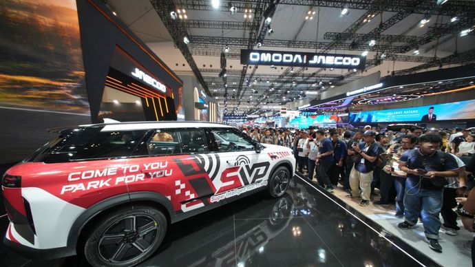 Jaecoo J7 SHS-P SIVP dibekali 27 sensor dan kamera. (Foto: Dok/Istimewa)