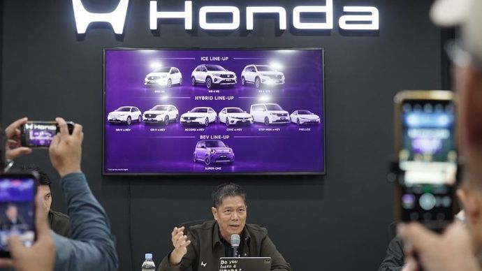 PT Honda Prospect Motor (HPM) menegaskan filosofi "Engineered for Driving Joy" sebagai benang merah yang menyatukan seluruh lini kendaraannya dalam sesi Media Deep Dive di ajang Gaikindo Indonesia International Auto Show (GIIAS) 2026 pada Jumat (31/7/2026). (Foto: Dok/Istimewa/HPM) 