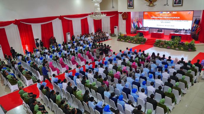 Wakil Panglima TNI Tutup Dikreg LV Sesko TNI TA 2026