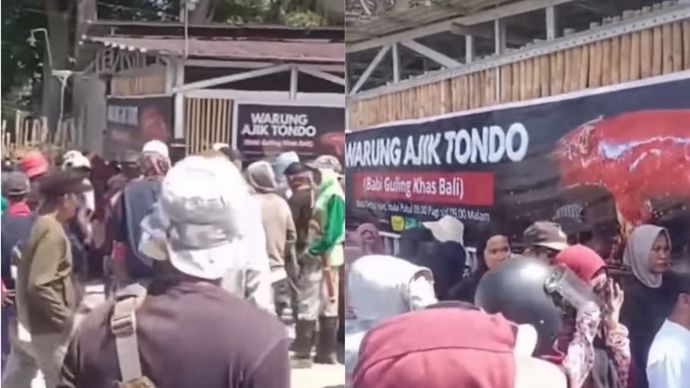 Warung Babi Guling di Palu