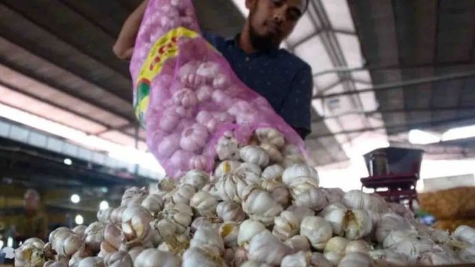 Ilustrasi - pelaku usaha pangan di Babel tambah pasokan bawang putih