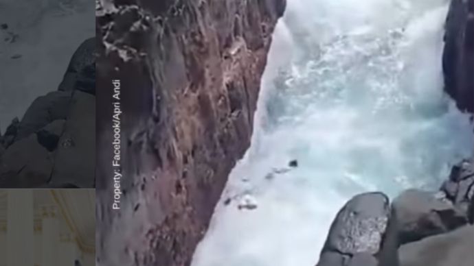 Seorang wisatawan, Sabila, tewas usai terjatuh saat berfoto selfie di tebing Pantai Semeti, Desa Selong Belanak, Kabupaten Lombok Tengah, Minggu (2/8/2026). 