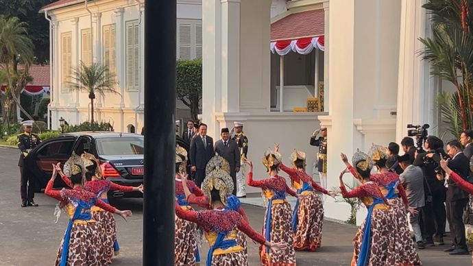 Prabowo Sambut Hangat Kunjungan PM Thailand Anutin Charnvirakul di Istana 