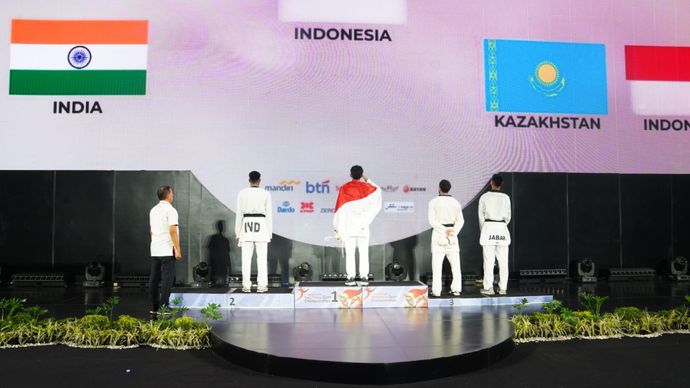 Serda Muhammad Raihan Fadhila Raih Emas pada 8th Asian Taekwondo Indonesia Open Championship 2026