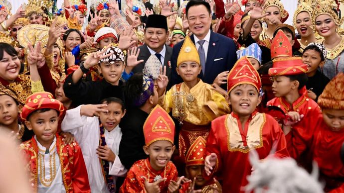 Prabowo Suguhkan Jamuan Makan Malam PM Thailand Anutin Penuh Budaya Nusantara