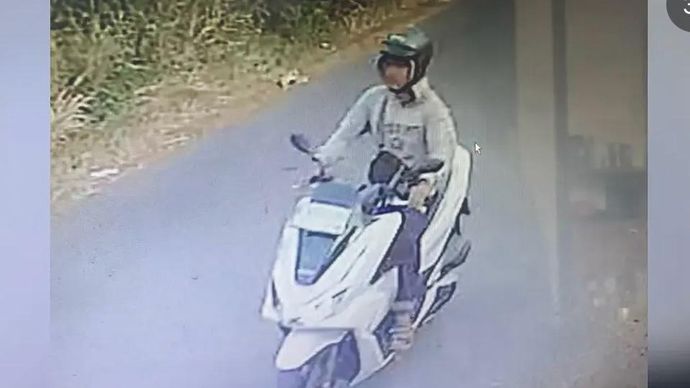 Pelaku begal payudara di Depok, Jawa Barat. 