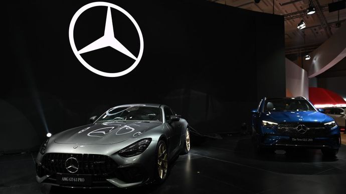 Mercedes-Benz merayakan 140 Years of Innovation di ajang GIIAS 2026 di ICE BSD City, Kabupaten Tangerang, Banten. (Foto: Dok/Istimewa) 