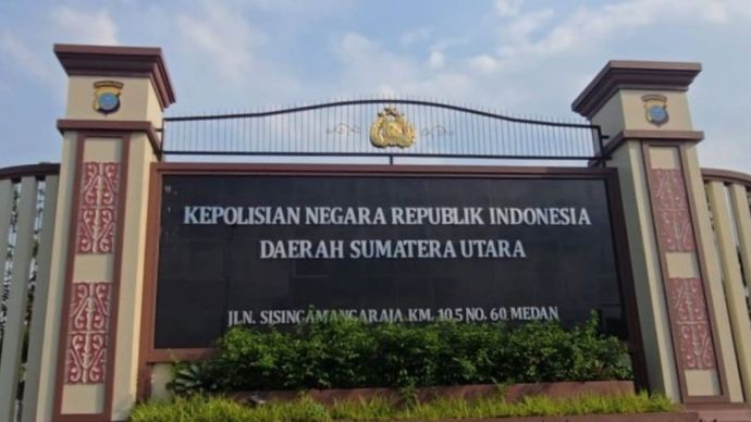 Gedung Polda Sumatera Utara.