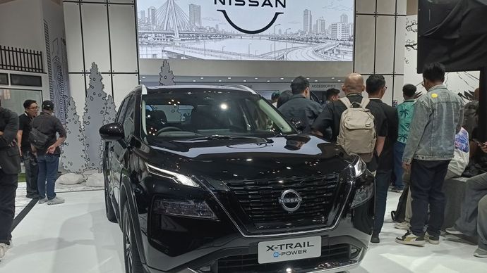 Ilustrasi. Nissan turut berpartisipasi di ajang pameran GIIAS 2026 di ICE BSD City, Kabupaten Tangerang, Banten. (Foto: Adiantoro/NTV)