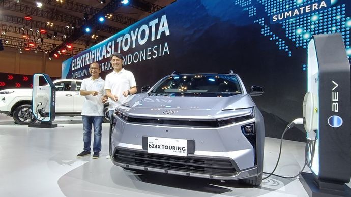 Toyota kini menguasai lebih dari 65 persen pangsa pasar Hybrid Electric Vehicle (HEV) di Indonesia. (Foto: Adiantoro/NTV)  